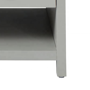 <span class=keywords><strong>Mesa</strong></span> de Centro Moderna, Superficie de Madera Clara <span class=keywords><strong>con</strong></span> Base Gris, <span class=keywords><strong>Mesa</strong></span> de Centro de 2 Niveles <span class=keywords><strong>con</strong></span> Cajón de Almacenamiento para Sala de Estar - Product Image 5