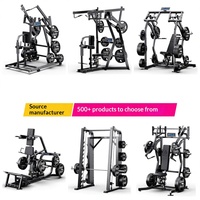 Collection d'équipements de fitness Hummer : Appareil commercial pour l'entraînement des muscles des épaules, des squats, des curls des jambes, des extensions dorsales et des presses pectorales