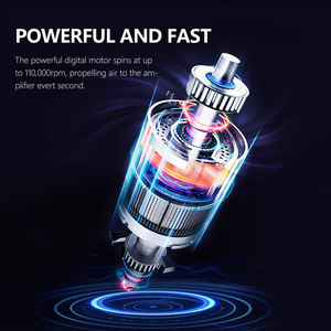 Cepillo de aire caliente eléctrico LED de calentamiento rápido de 1200W, secador de un solo paso, Alisador, peine voluminizador para peinar el cabello - Product Image 2