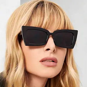 Best Selling Wholesale Trend Classic Fashion Sunglasses Custom Multiple Colors Big Frames Custom Packaging Sun Shades for Women