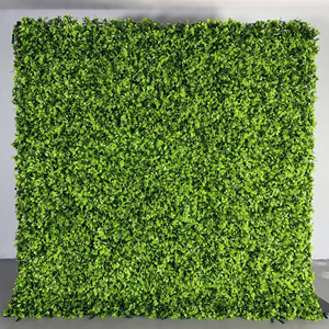Mur végétal artificiel en tissu, mur de buis et mur de haie pour décorations de mariage, de la Saint-Valentin ou de remise <span class=keywords><strong>des</strong></span> diplômes - Product Image 1