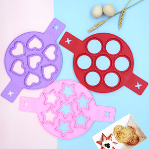 <span class=keywords><strong>Moule</strong></span> à œufs à sept trous, nouvelle version améliorée, en <span class=keywords><strong>silicone</strong></span> réutilisable antiadhésif, pour crêpes, compatible cuisinière, modèle Zs-011 - Product Image 2