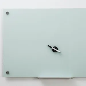 Magnetic dry erase glass whiteboard and writng smooth