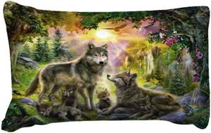 Ensemble de literie 3pcs 3D Animal Full Queen Set de housse de <span class=keywords><strong>couette</strong></span> Drap de lit <span class=keywords><strong>Loup</strong></span> Imprimé Twin King Housse de <span class=keywords><strong>couette</strong></span> Linge de lit - Product Image 3