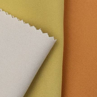 Tissu en polyester et viscose extensible, antistatique, avec doublure sergé et construction sandwich, pour costumes trois pièces garçons et filles, GSM