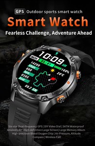 Montre connectée GPS intégrée double bande L1+L5 G100 2026 avec appels Bluetooth, écran AMOLED 1,43 pouces, étanche 50M, suivi de santé, pour hommes - Product Image 5