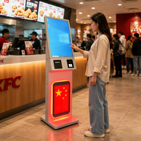 Solution de point de vente (PDV) à commande autonome Windows 11 Android 14 avec écran tactile capacitif 24/27 pouces, WiFi 6, SDK intégré, pour restaurants et kiosques de paiement