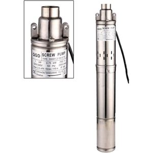 Bomba Sumergible para Pozos Profundos SHYLIYU, 1HP, 3 Pulgadas de Diámetro Exterior, Acero Inoxidable, 328 Pies de Elevación Máxima, Salida de 1 Pulgada - Product Image 4