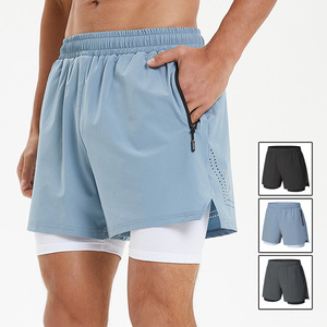 Custom <strong>Men's</strong> 2 in 1 Running <strong>Shorts</strong> Breathable Workout Gym Athletic <strong>Shorts</strong> Quick Dry <strong>Lightweight</strong> Training <strong>Shorts</strong> With Pockets - Product Image 5