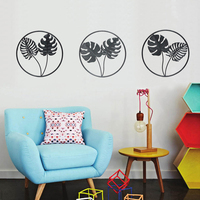 Décoration de maison moderne et minimaliste, cercle nordique, de luxe, métal suspendu