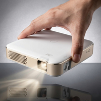Aumiro S100 Projecteur DLP LED intelligent portable Android 9 Pico 4K 1080P 100 Lumens avec batterie intégrée WiFi 2.4G/5G Courte portée 3D 2G