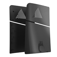 Panneaux de protection anti-rayures et anti-poussière en ABS de remplacement pour console PlayStation Slim pour console PS5 Slim