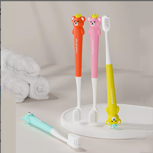 แปรงสีฟันขนนุ่มรูปหมีลายการ์ตูนสำหรับเด็ก ใช้ในบ้าน จากโรงงานโดยตรง - Product Image 6