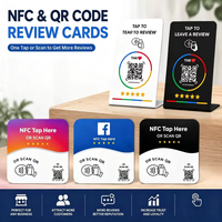 Fabrik-Großhandelspreis Maßgefertigte PVC Wasserdichte NFC 213/215 216 13,56MHz RFID Visitenkarte Zahlungs-Mini-Tag Social-Media-Bewertung