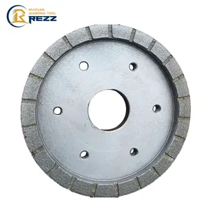 200 250mm dilapisi berlian cbn roda gerinda bantalan rem internal arc grinding roda untuk rem Rotor Grinders