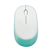 Warna Macaron kustom 2.4g Mouse nirkabel Mini senyap notebook Logo antarmuka USB untuk penggunaan Desktop komputer kantor