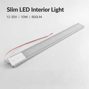 إضاءة سقف قابلة للتعتيم بثلاثة ألوان <span class=keywords><strong>LED</strong></span> للمركبات الترفيهية والقوارب 12 فولت، إضاءة داخلية تعمل باللمس للمنازل المتنقلة والكرفانات والمقطورات، إضاءة خزانة <span class=keywords><strong>LED</strong></span> 24 فولت - Product Image 1