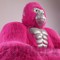 2025 nouvel an haute technologie luxe grand canapé gorille ou singe roi Kong canapé gonflable gorille canapé chaise comme grand cadeau