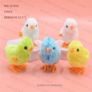 Jouets de poche pour enfants : Adorables lapins, poulets et canards en peluche, jouets à remonter pour les sacs de fête de Pâques - Product Image 5