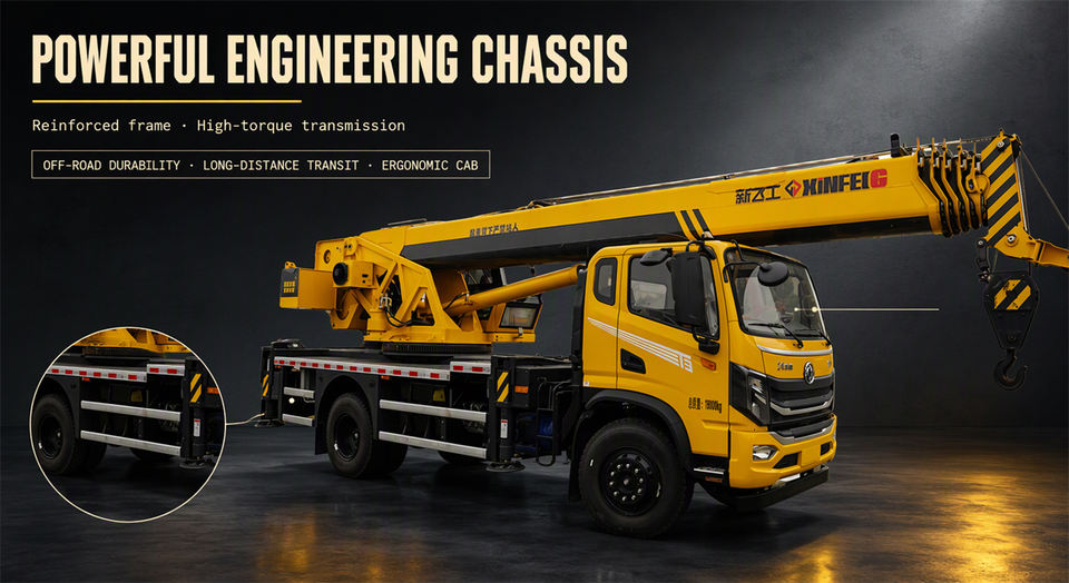 High Energy Efficiency Fully Hydraulic Truck Crane, 6-section ...