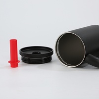 Gobelet isotherme en acier inoxydable 304/201 avec poignée géante, design moderne et simple, portable pour les voyages en extérieur et l'usage domestique, personnalisable