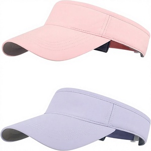 Casquette unisexe ajustable rose et lavande à visière incurvée, style plat, pour adulte, printemps-été, pour l'extérieur - Product Image 1