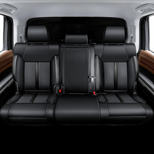 2014-2021 Toyota Tundra Çift Kabin CrewMax için Toptan Tam Kaplama Özel Deri Koltuk Kılıfları Tam Set Lüks - Product Image 4