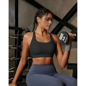 Sujetador deportivo FH Running Naked Skin sin aros para mujer, nuevo sujetador de yoga con espalda hueca, ideal para fitness y belleza. - Product Image 2