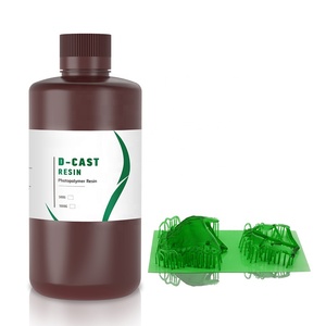 Résine de moulage dentaire 3D facile à couler, verte, pureté 99 %, pour imprimantes 3D DLP LCD SLA, faible rétrécissement, durcissement UV, exposition 2-12s - Product Image 2