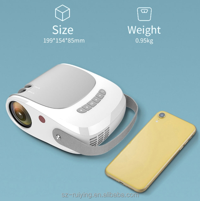 H5 Android Smart Projector 1080P Optics 4K Decoding High Lumen Output  WiFi Manual Focus Manual Keystone