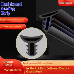 Guarnizione Universale in EPDM per Console Centrale <span class=keywords><strong>Auto</strong></span>, Doppio Slot per Schede, Facile Installazione, Riduce il Rumore, Sigillante per Porte Automobilistiche - Product Image 4