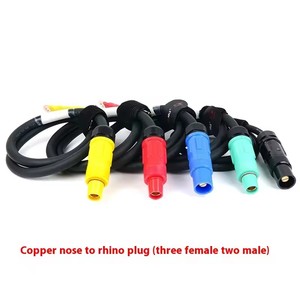 1 Juego de Cable Principal de Alimentación para Escenario de 1 Núcleo, 400A, con Conector Rhino Impermeable a Terminal de Anillo de Cobre Desnudo para Distribución de Energía en Escenarios - Product Image 3