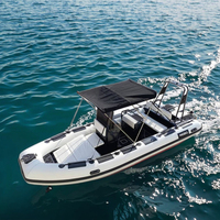 19ft RIB560 Orca Hypalon Aluminium Gonflable Rigide Gonflable RIB Boat