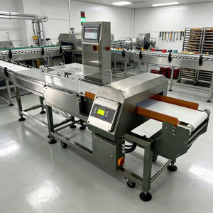 자동 야채 중량 검사기 금속 검출기 배제기 빠른 계량 저소음 산업용 컨베이어 계량 저울 - Product Image 1