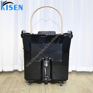 Kisen อ่างสปาหัวไม่มีท่ออ่างล้างมือพกพาสำหรับร้านเสริมสวยขนาดเล็ก - Product Image 6