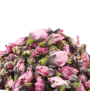 Pasokan jumlah besar kemasan longgar bunga persik murni teh dibuka Panggang bunga persik kering untuk dijual