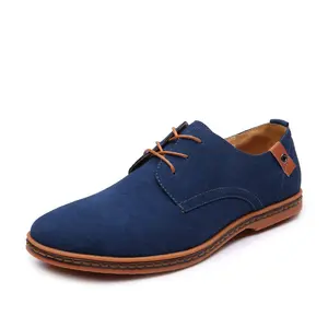Up-0092r Высокое качество Мужская замшевая обувь; Повседневная дышащая обувь в деловом стиле для мужчин