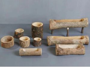 Portavelas <span class=keywords><strong>de</strong></span> madera con luz <span class=keywords><strong>de</strong></span> té <span class=keywords><strong>de</strong></span> diseño rústico personalizado pequeño <span class=keywords><strong>de</strong></span> lujo para centro <span class=keywords><strong>de</strong></span> mesa propósito decorativo - Product Image 2