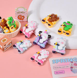 เรซินผสมวงจรหมีกระต่ายแมวสุนัขกบน่ารักเรซินหลังแบนน่ารักเครื่องประดับสำหรับโทรศัพท์เคสปิ่นตกแต่ง DIY - Product Image 2