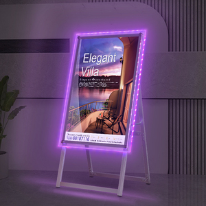 Dễ dàng cài đặt trong nhà-ngoài trời dẫn hộp Đèn khung từ đầy màu sắc nhôm khung Poster đứng Tầng-đứng hộp đèn - Product Image 3