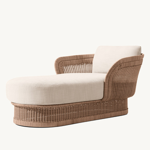 Juego de sillones de jardín de ratán, muebles de exterior, <span class=keywords><strong>tumbona</strong></span> de <span class=keywords><strong>mimbre</strong></span> de ratán y juego de cama de día, juego impermeable para Patio para uso en parque de Hotel - Product Image 3