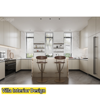 Servicio de diseño de interiores de renderizado 3D de lujo moderno Solución integral de materiales de construcción de viviendas para construcción y bienes raíces