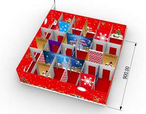 Laberinto inflable Sala de <span class=keywords><strong>escape</strong></span> Laberinto de nieve Inflables de invierno Evento de Navidad - Product Image 5