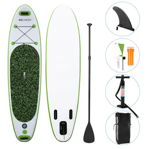 Hot Selling Factory Price Water Sports SUP Paddle Board Inflatable PVC/EVA Surfboard for Adults Beginner Level for Ocean Waters