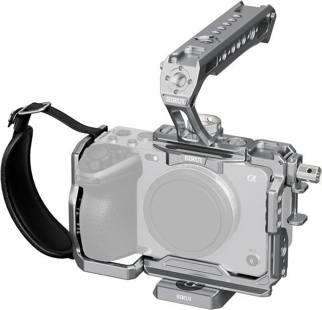 SIRUI Camera Cage Kit for Sony FX 3 FX30 with Top Handle Wrist Strap Cable Clamp NATO Rail