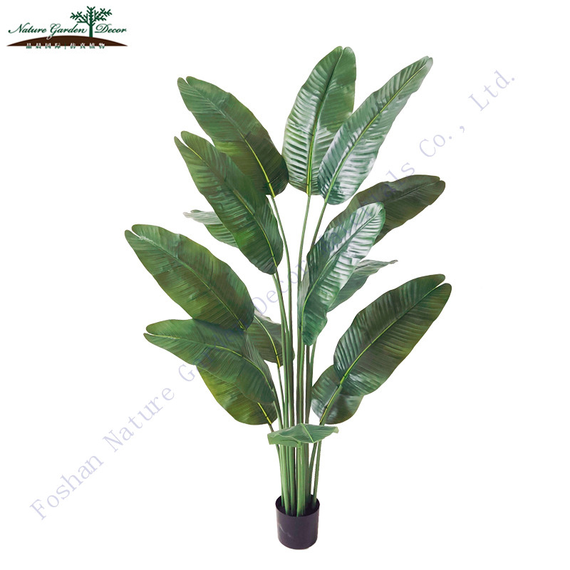 Tree Plastic Customized Plastic Bird Of Paradise Strelitzia Tree For Sale 6Ft Faux Plant Banana