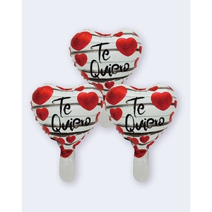 24,5x30,5 cm/10in Party Love Heart Foil Globos Paquete de 3 Wedding I Love You Decoraciones para graduación y Día de la madre - Product Image 1