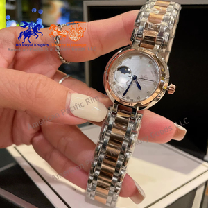 Montres à quartz pour femme Longnes Bestseller, design élégant et décontracté, affichage élégant avec aiguilles, boîtier carré en acier inoxydable, bracelet. - Product Image 3
