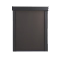 Persianas Enrollables Motorizadas para Día y Noche, con Filtro de Luz Totalmente Oscurecedor, con Canal Lateral, Persianas Inteligentes para Ventanas de Baño