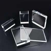 Großhandel Clear Crystal K9 Blank Cube 3d Foto Laser gravur Block